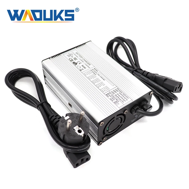 

42V 2.5A Li-ion Battery Charger For 10S 36V Lipo/LiMn2O4/LiCoO2 Battery Charger E-bike Aluminum shell With fan