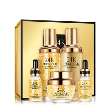 

Anti Aging Skin Moisturising Liquid Natural Essence Hyaluronic Acid Set Speckle Fade 24k Gold Keep Young Repair Serum