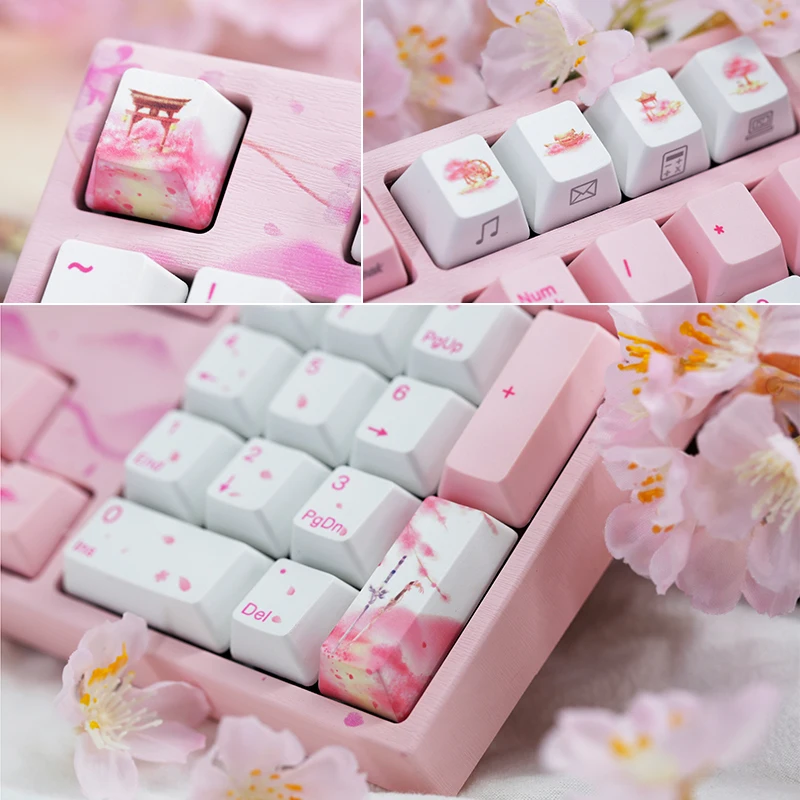 Varmilo меч фея 3 механическая клавиатура розовая вишневая красная ось