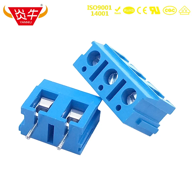 10Pcs KF370 7.5 2P 3P BLUE PCB SCREW TERMINAL BLOCKS DG300 7.5mm PITCH 2PIN 3PIN CAN BE COMBINED DEGSON PHOENIX CONTACT