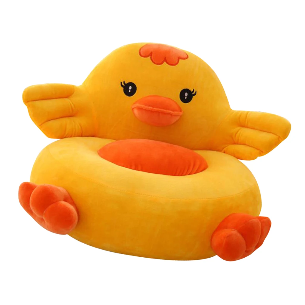 Cartoon Animal Kids Seat Sofa Cover Baby Chair Bean Bag Replacement Cover Giraffe Children Armchair Seat Sofa Kids Sofa