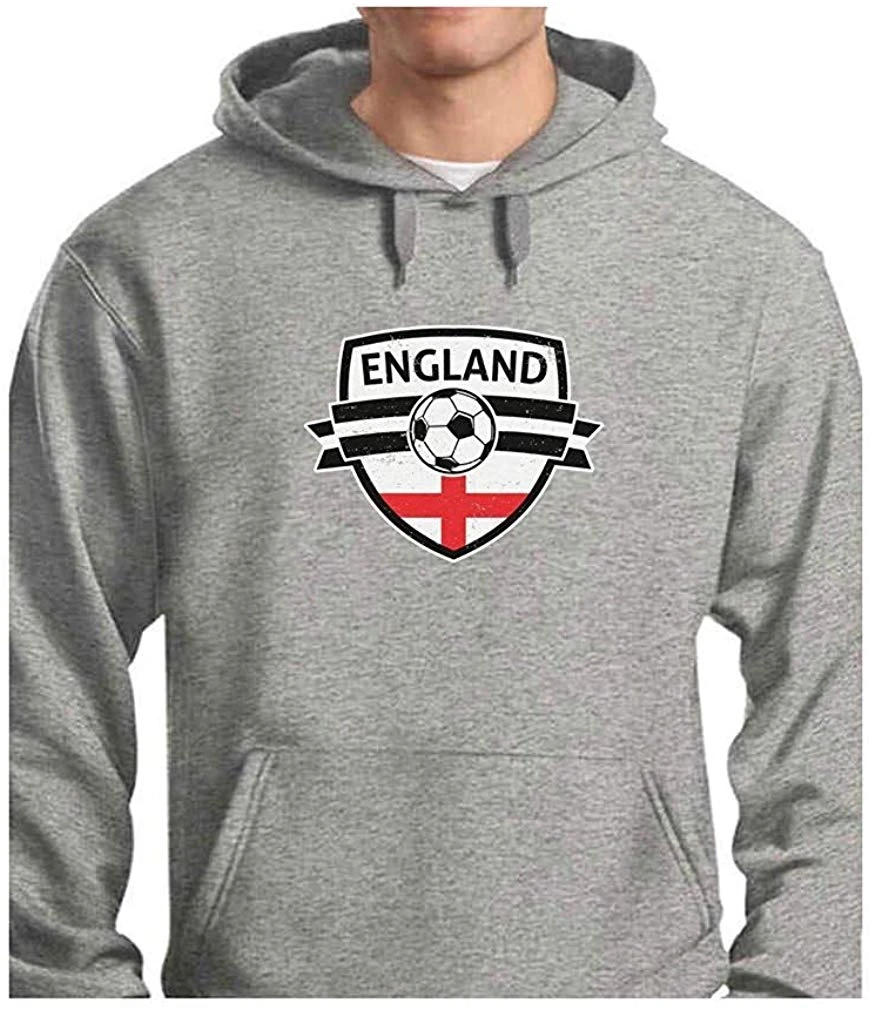 Laura Longman Sudadera con capucha de equipo de fútbol inglés para ropa de calle, gimnasio, jogger, sudaderas|Sudaderas con capucha y sudaderas| -