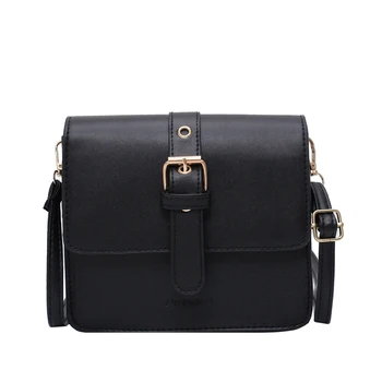 

Shoulder Bag 2020PU Casual Small Bag Ladies Fashion Simple Foreign Style Wild One-shoulder Messenger Small Square Bag