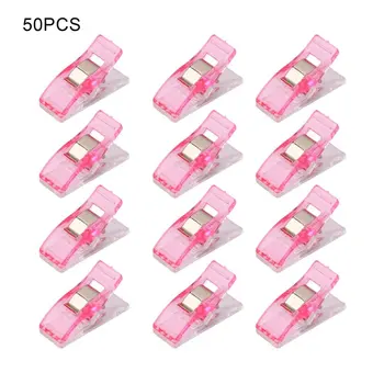 

DIY 50Pcs High Quality Clips Holder for Fabric Quilting Handmade Craft Patchwork Sewing Knitting Clips Home Office Tool