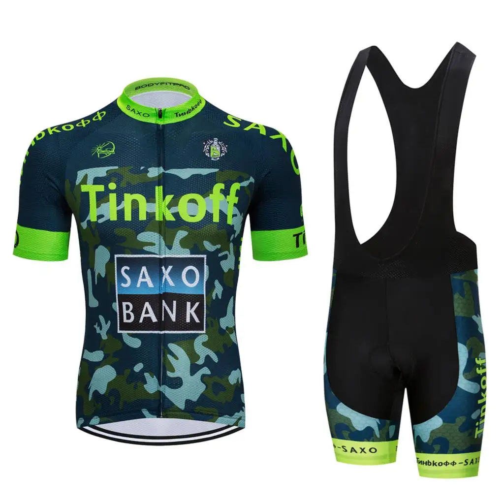 tinkoff одежда для велоспорта Джерси быстросохнущая велосипедная одежда мужская летняя команда майки для велоспорта 20D набор велошорт - Цвет: 5