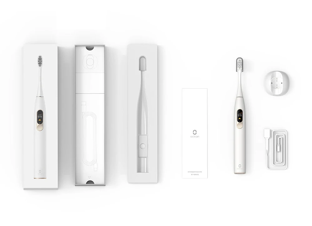 Глобальная версия Oclean X Xiaomi sonic электрическая зубная щетка перезаряжаемая Водонепроницаемая ультра звуковая отбеливающая здоровая зубная щетка для взрослых