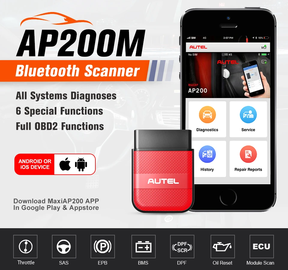 Autel 自動車診断ツール Obd2コードリーダー 完全なシステム 診断スキャナー Pk Thinkdiag Code Readers Scan Tools Aliexpress