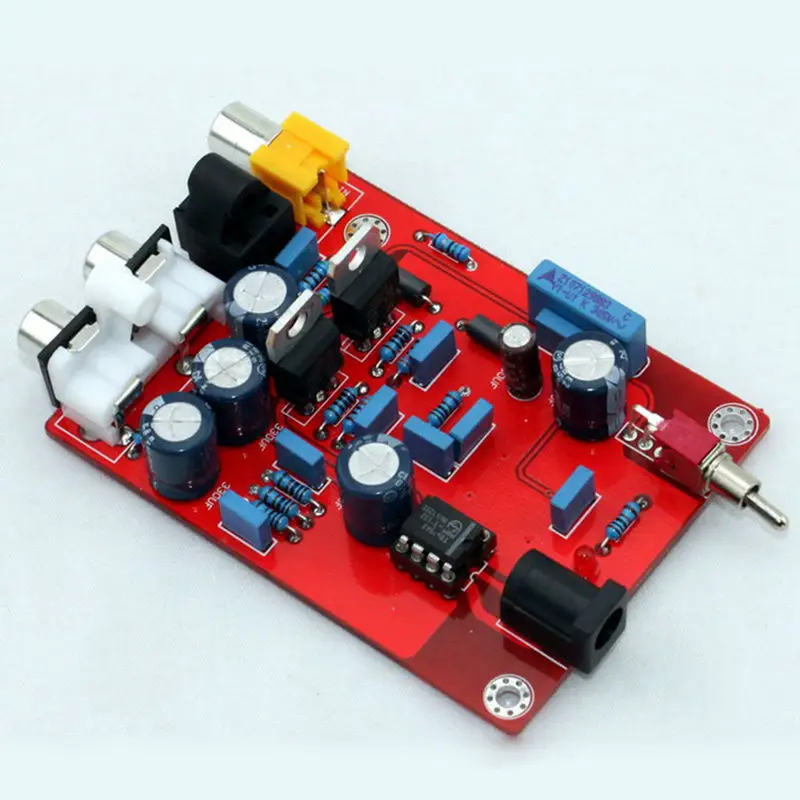 Hot 3C Hifi Tda1543 Cs8412 Dac Audio Decoder Board Op Amp Decoding Decode Circuit Module For Amplifier