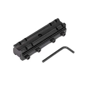 

Hot Sale 9cm Heightened Rail Dovetail Rail Converter Bracket 11mm To 20 Extension Fixture Red Dot Sight Accessories