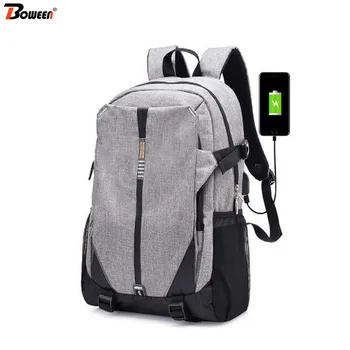 

Teen Canvas large School Bags for Teenage Charging USB Men Backpack High School BookBag Boys girls Back pack Laptop Women 2019