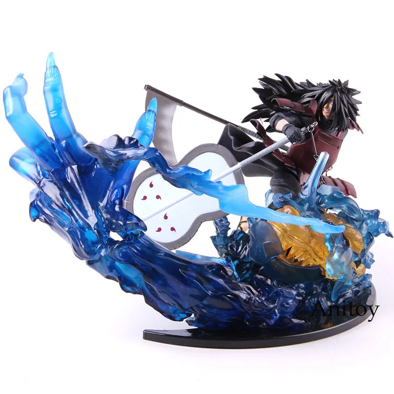 Naruto Uchiha Madara tempesuous God of Valour Susanoo/Senju Hokage Hashirama фигурка Аниме ПВХ Коллекционная модель игрушки - Цвет: Madara Uchiha