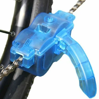 

1pc Portable Motorcycle Bicycle Chain Cleaner Bike Brushes Scrubber Wash Tool Mountain Cycling Cleaning Kit Outdoor Accessoies