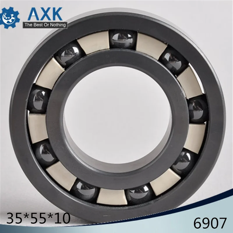 6907 Full Ceramic Bearing ( 1 PC ) 35*55*10 mm Si3N4 Material 6907CE All Silicon Nitride Ceramic 6907 Ball Bearings