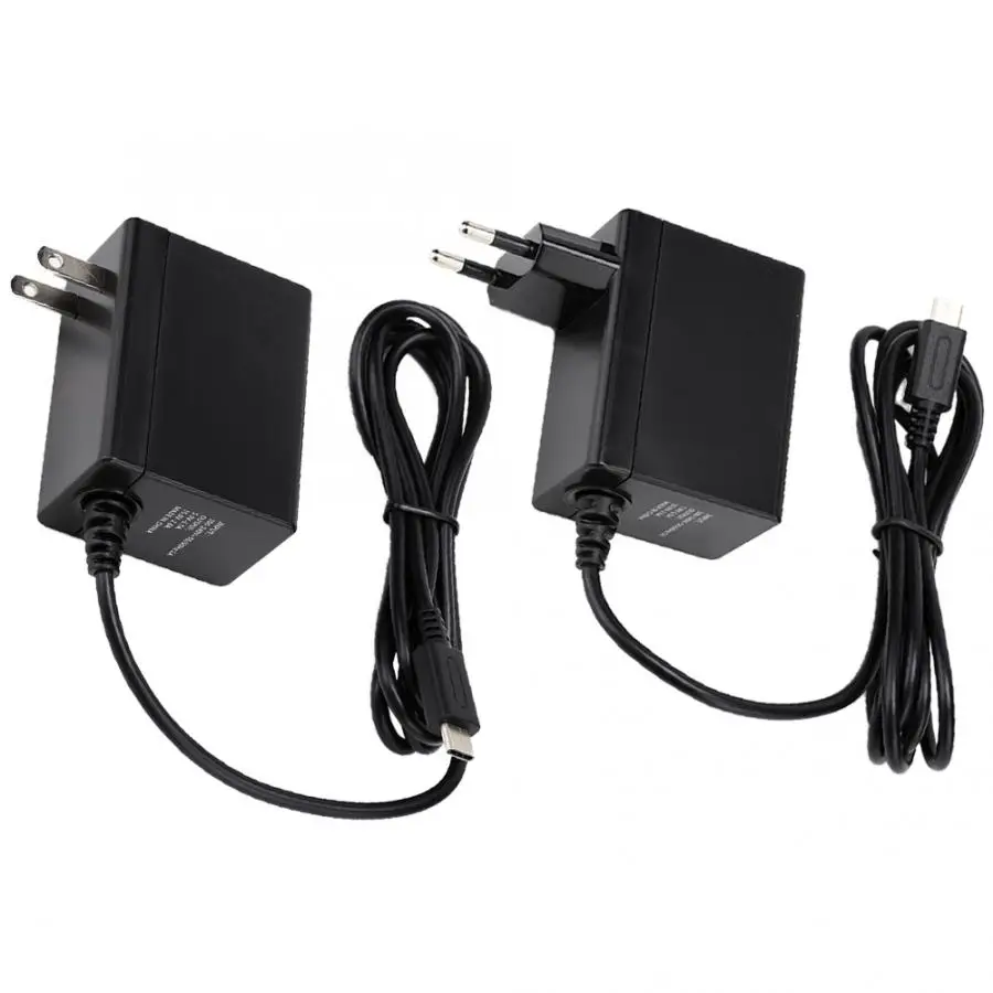 Portable Constant Current Voltage Charging AC Adapter Charger for Switch Host 100-240V