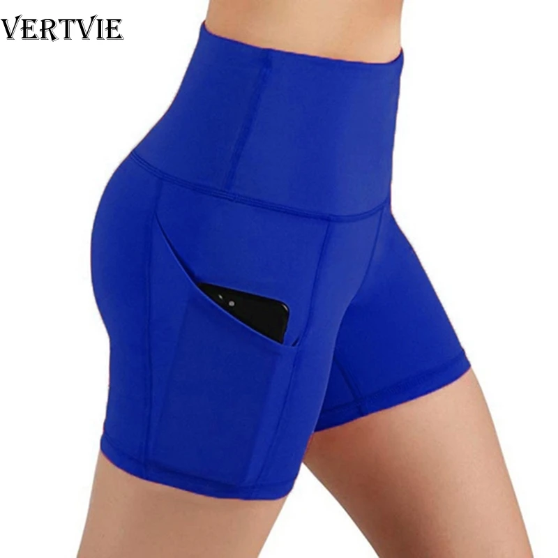 VERTVIE Women High Waist Sports Shorts Workout Running Fitness Gym Yoga