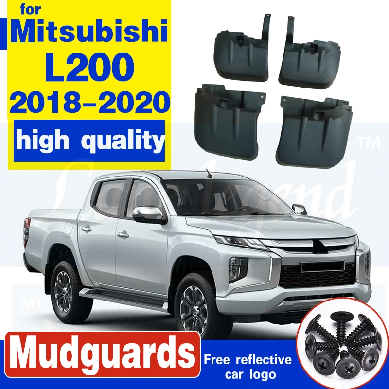 Шаблон щитка грязи для MITSUBISHI L200 2018 2020 Автомобильные Брызговики крыло брызговиков