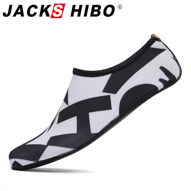 JACKSHIBO Summer Water Shoes For Men Breathable Beach Shoes Adult Unisex Soft Walking Surfing Shoes Hiking Upstream Sneakers 4