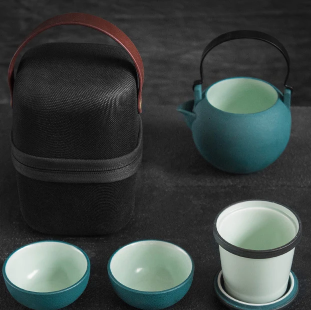 

British Capital Travel Tea Set Suit Portable Japanese Fast Guest Cup Outdoors Kungfu Online Teapot Teacup A Complete Set
