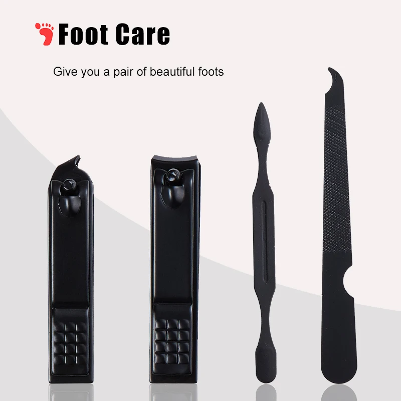 Conjuntos de Viagem Acessórios para a Família Novo Inoxidável Manicure Clipper Unha Portátil 7pcs Aparador Clippers Cortador Tesoura Ferramenta Aço 5 Novo aço inoxidável manicure clipper prego conjuntos