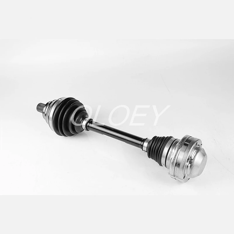 Swing half shaft with constant velocity universal joint right half