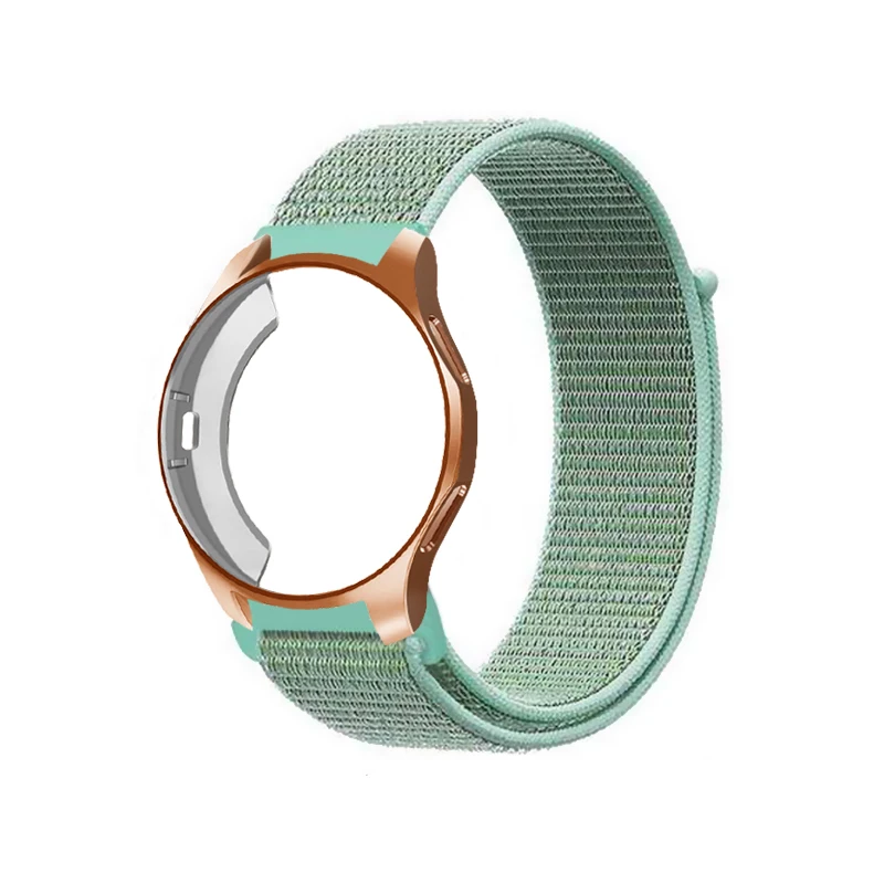 A15 Ремешок+ чехол для samsung gear S3 Frontier Galaxy watch 46 мм 42 мм ремешок 20 мм 22 мм ремешок для часов нейлоновый браслет аксессуары для часов - Цвет ремешка: A15