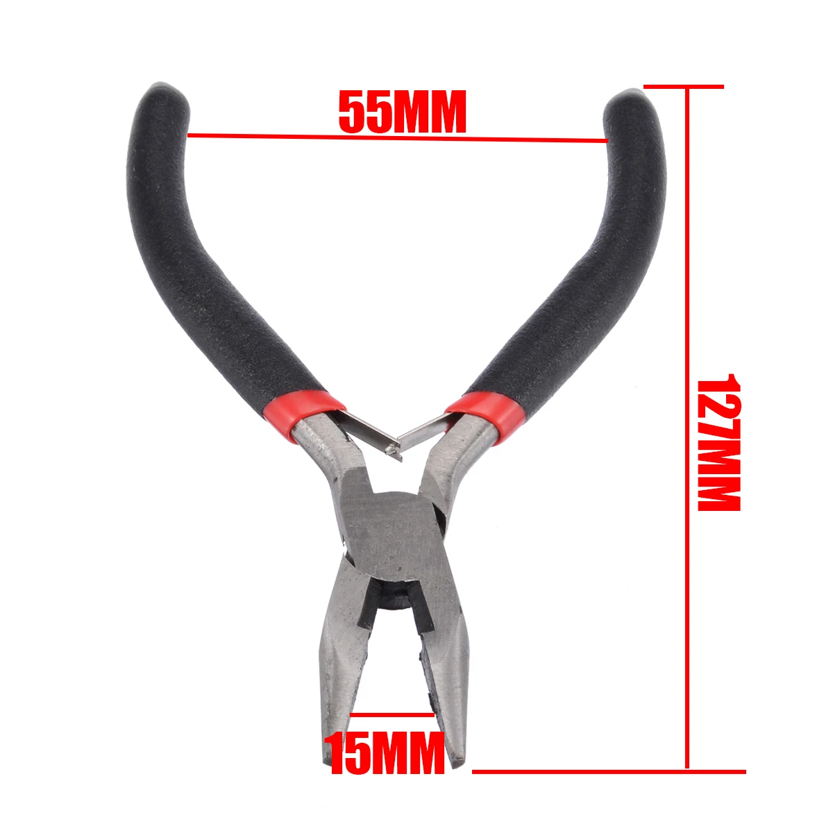 1Pcs Needle-nose Plier 127mm Black Bent Hand Tool For Jewellery Making Pliers DIY Tool