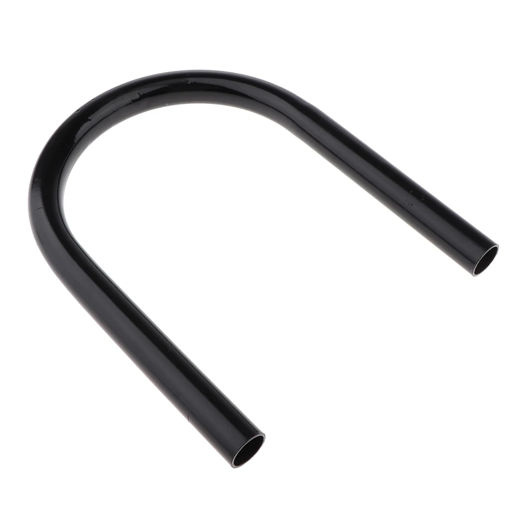 175mm Metal Rear Seat Frame Hoop Safety Grab Bar Hand Rail for Motorcycle Universal, Black