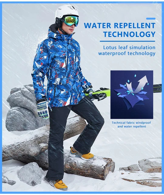 Giacca da neve impermeabile da uomo parka caldo con cappuccio invernale per  escursionismo campeggio sci giacca da snowboard all'aperto Super calda -  AliExpress