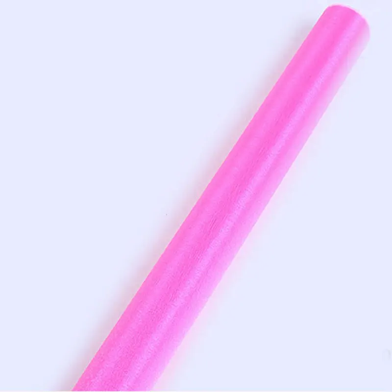 Wedding Party Decoration Hanging Gauze Curtain Mesh Sheer Decor Ornament DIY - Color: Pink