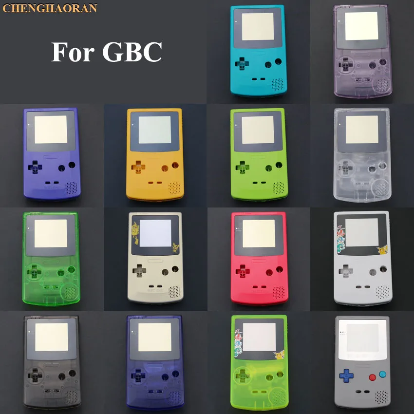 

ChengHaoRan 10sets New Full Housing Shell Cover Case for Nintend Gameboy Color GBC Replacement Repair Parts Pack kit