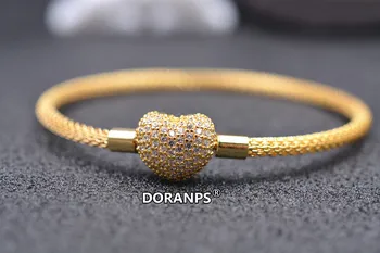 

DORANPS Jewelries chain beads bracelet 925 bangle for woman Jewelry gifts wedding,1pz