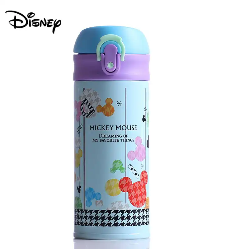 Disney mickey mouse 350ml children Thermos cup cartoon student vacuum flasks bottle water cup