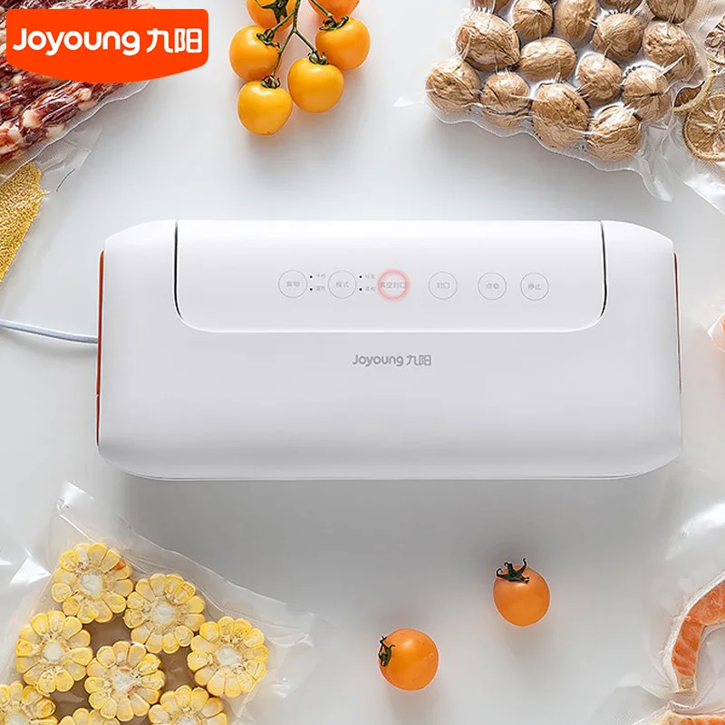 

Joyoung Vacuum Sealer AZ550 Household Electric Vacuum Sealing Machine Commercial Vegetables Fruits Food Packaging Machine 220v