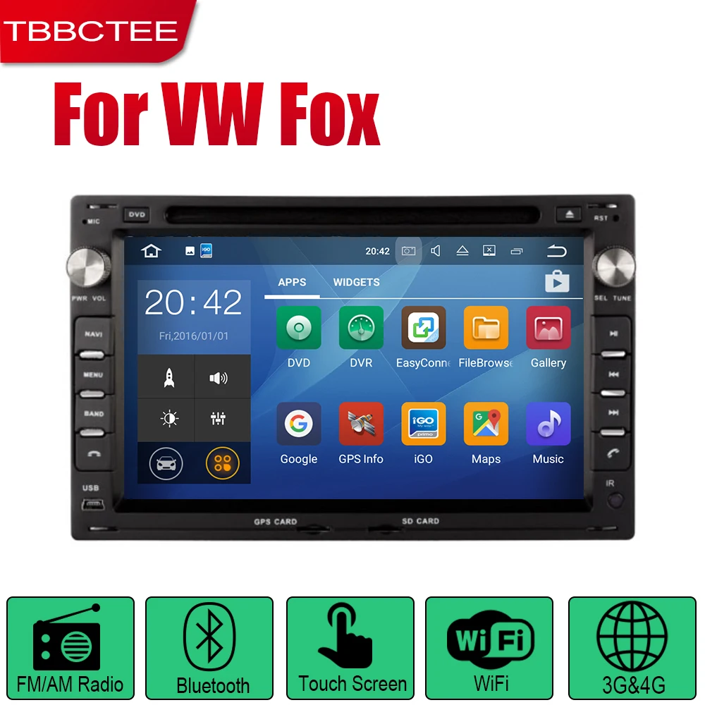 TBBCTEE Android автомобильное радио стерео gps навигация для Volkswagen VW Fox 2003~ 2011 Bluetooth wifi 2din автомобильное радио стерео Мультимедиа