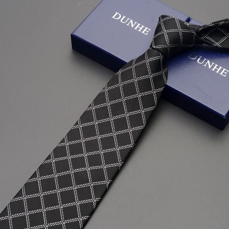 Высокое качество новые модные галстуки мужские бизнес 9 см Оранжевый Полосатый шелковый галстук свадебные галстуки для мужчин дизайнерский бренд с подарочной коробкой - Цвет: ha22