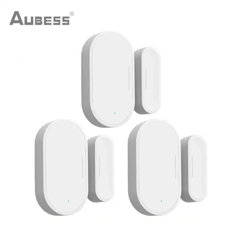 house alarm keypad Tuya Smart ZigBee Door Sensor Door Open / Closed Detectors App Notification Alert Security Alarm Voice Contorl Alexa Google Home alarm button for elderly Alarms & Sensors