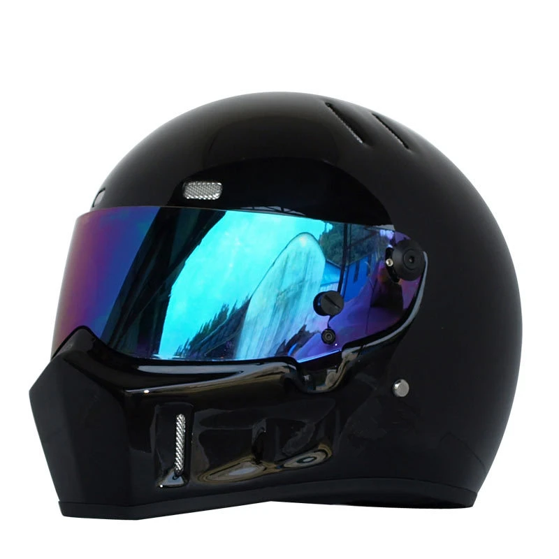 Мотоциклетный Полнолицевой шлем для стеклянных стальных Звездных Войн свинья CRG ATV-1 шлем мотоциклетный гоночный картинг автомобильные шлемы мото велосипедный шлем - Цвет: glass purple