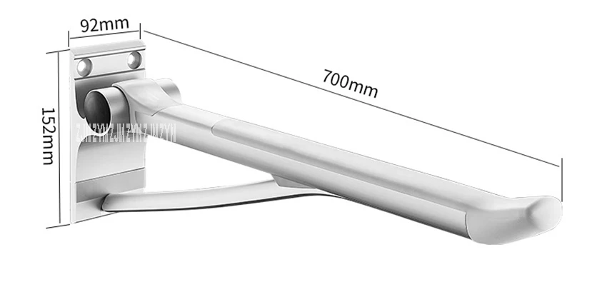 8917 безопасный барьер для туалета из алюминиевого сплава для ванной комнаты, противоскользящий складной туалетный поручень для пожилых беременных и инвалидов