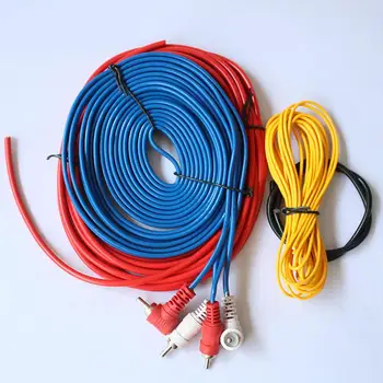 

Car Audio Subwoofer Wire 4m Amplifier Auto Audio Cables Kits 14GA Car electronics accessories