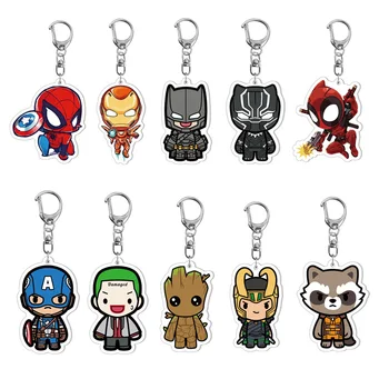 

Marvel Avengers 3 Infinity War Action Figures Toys Hulk Captain America Spiderman Thanos Iron Man Hulkbuster Key Chain Toys Gift
