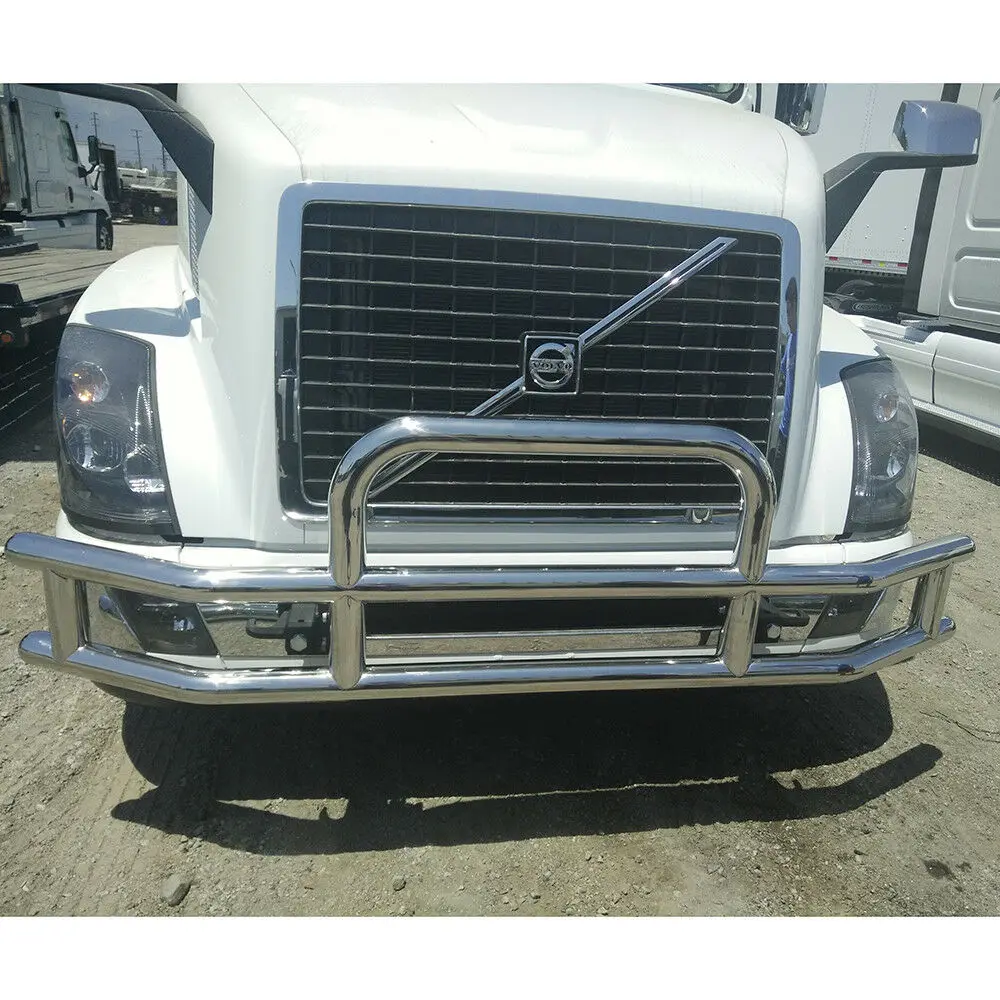 

Fit For Deer Guard Chrome for Freightliner Cascadia with Bracket Set