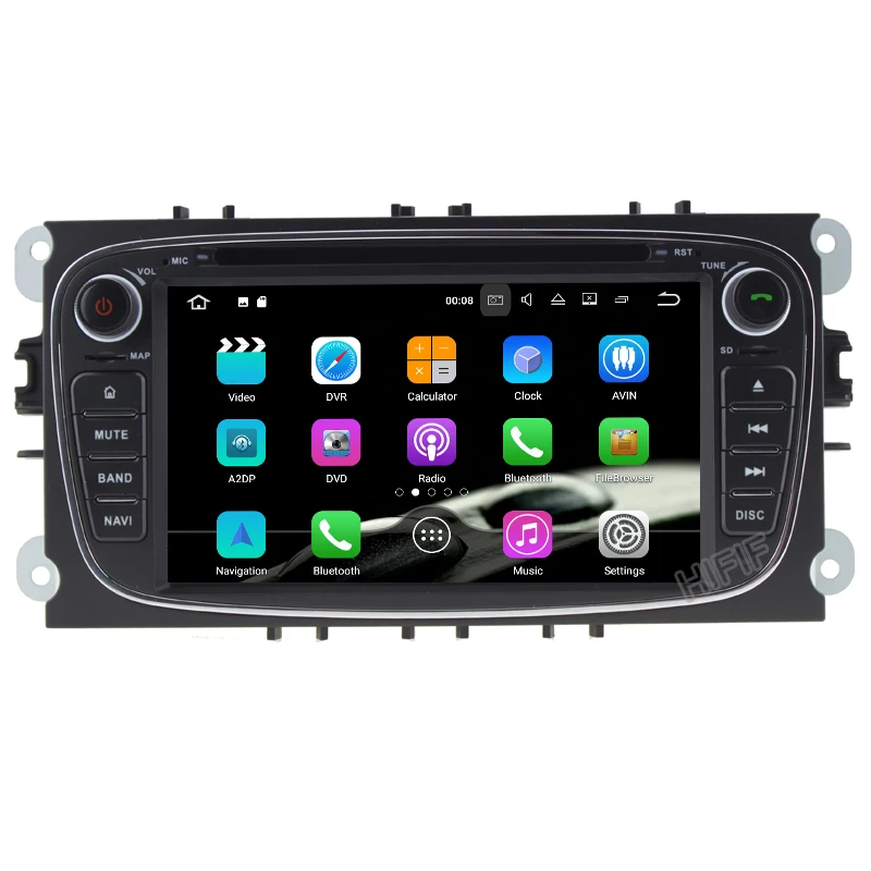 Top 4+64G 6 Core android 9.0 car dvd for Ford focus Mondeo S-max smax Kuga c-max gps intelligent radio video wifi multimedia player 2