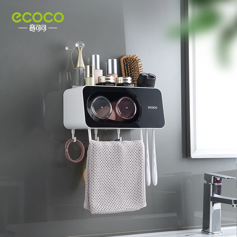Wall Mount Automatic Toothpaste Dispenser Bathroom Accessories Set Toothbrush Holder toothbrush holder toothpaste dispenser