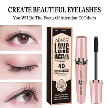 Aliver 4D Big Eye Mascara Waterdichte Vrouwen Make-Up Sneldrogende Niet Bloeiende Krul Dikke Slanke Mascara Zwarte Kleur TSLM1