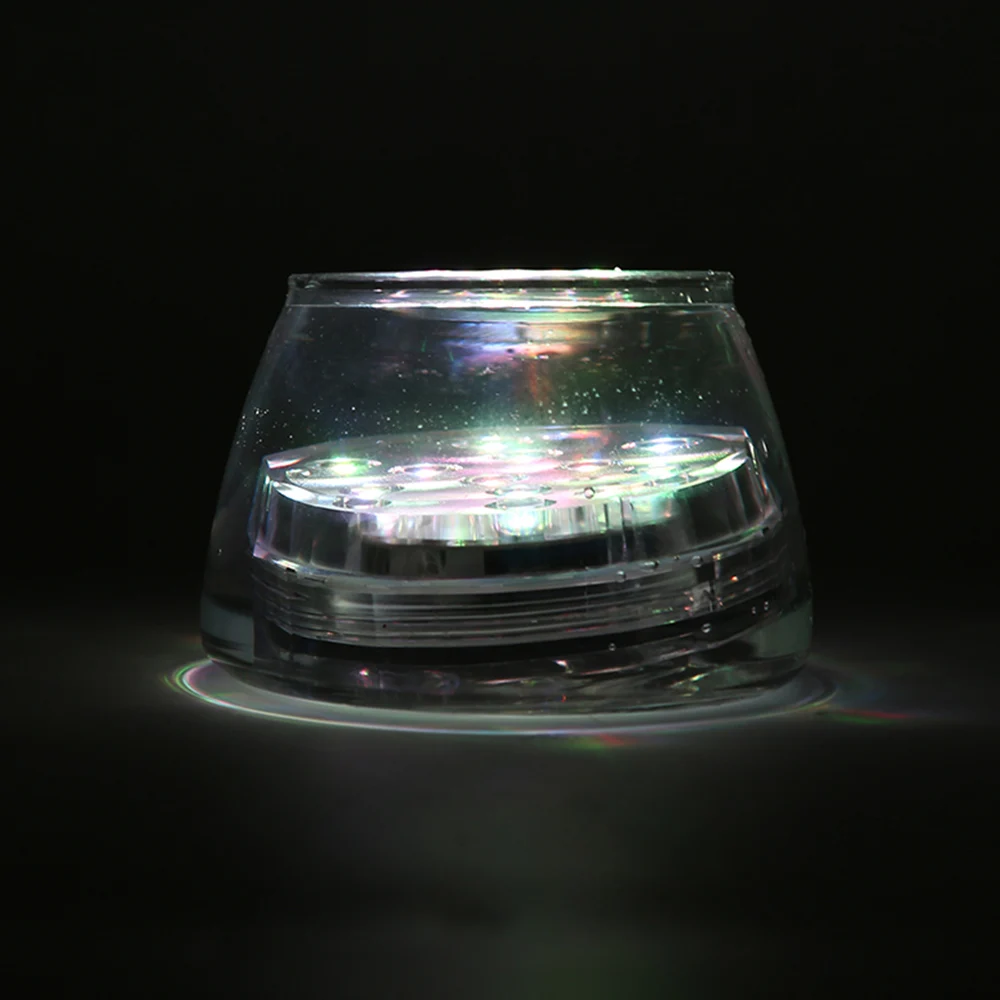 4 шт. подводная светодиодная подсветка Погружные Водонепроницаемые светильники с пультом дистанционного управления для сада Аквариум