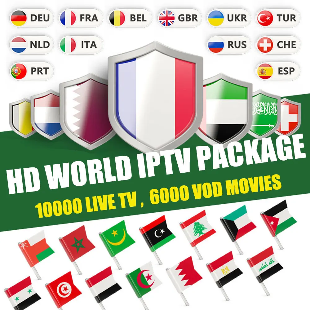 

9000+ Channels 1 Year Europe m3u IPTV Portugal Spain Germany Dutch Albania EX-YU itpv Server For IPTV Smart TV Box Android IOS