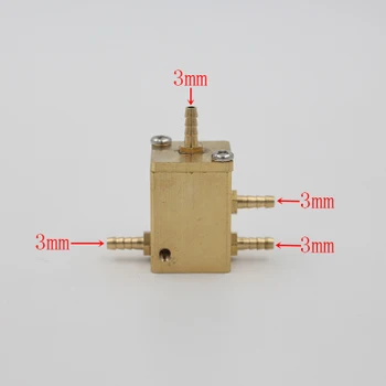 

1pcs Dental Material Dental Chair Fittings 4-spout Square Pressure Valve Single Water Valve Air Control Water-air Connection