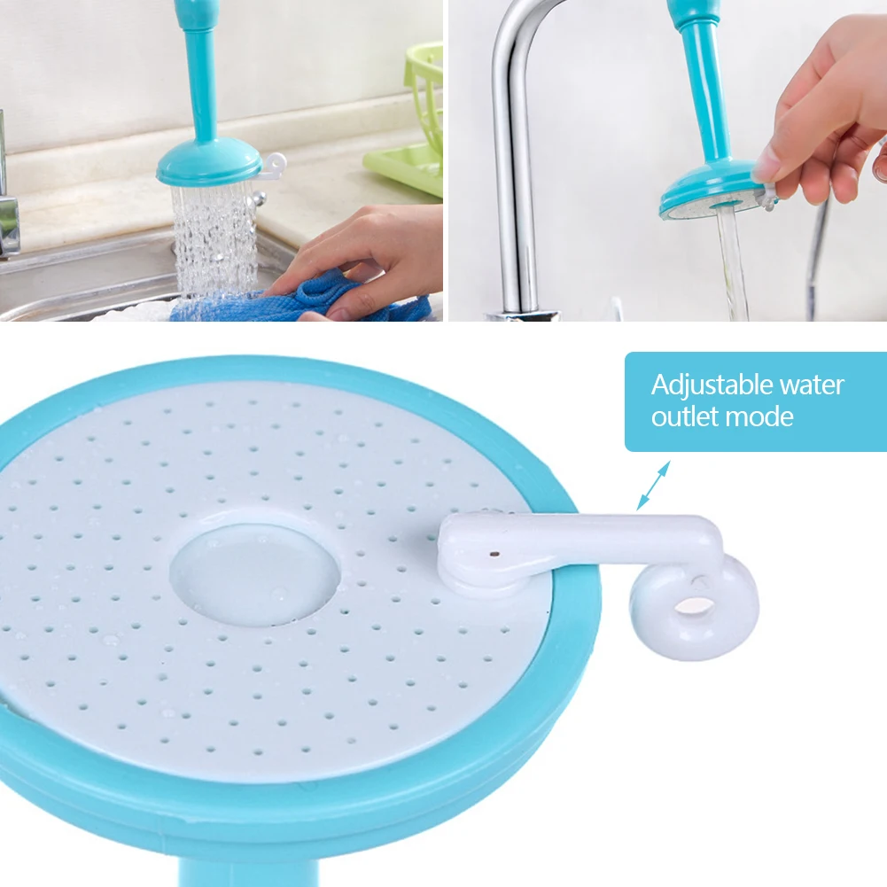 360Degree Rotating Kitchen Sprayer Water Saving Shower Head Adjustable Tap Nozzle Kitchen Faucet Accessories Water Spouts Spayer 5