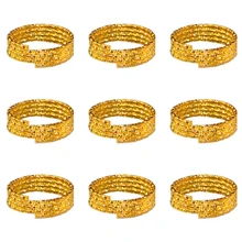 10 шт. золотые серебряные волосы оплетка дреды бусины манжеты кольца обод кольцо внутреннее отверстие трубка аксессуары