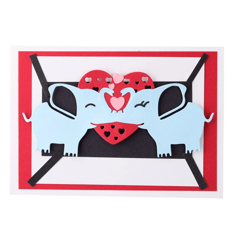 

Eastshape Heart Elephant Metal Cutting Dies Stencils for DIY Scrapbooking Decorative Embossing Handcraft Die Cutting Template